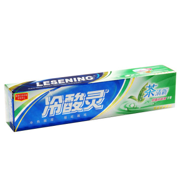 冷酸灵 茶清新双重护敏感牙膏茉莉茶香110g*4支装440g官方标配